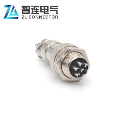 China Round type screw cable gx power gx12 7pin electrical connector for sale