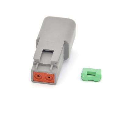 China Free Sample High Quality Auto DT Series Waterproof Auto Connectors 2P/3P/4P/6P/8P/12P Connectors for sale