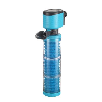 China Viable hot sale 3 multifunctional submersible in 1 aquarium water pump aquarium sponge filter for sale