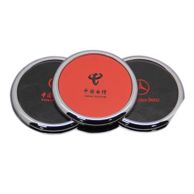 China Viable Customized High Metal Coasters 4 Coasters One Set In Metal Base Coasters en venta