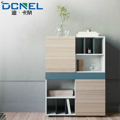 China China manufacturer wooden 4 doors multi storage cabinet with locks modern simple office equipment file cabinet for sale