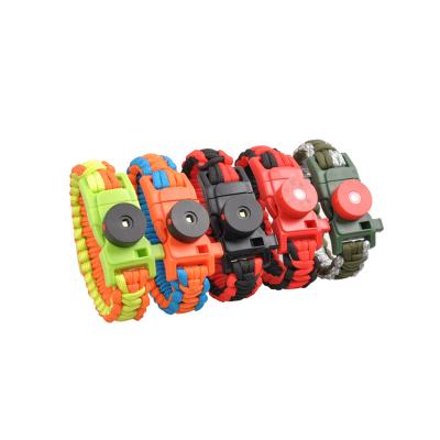 China New Product Enlightenment Survival Lightweight Multi Gear 7 Inner Paracord Bracelet for sale