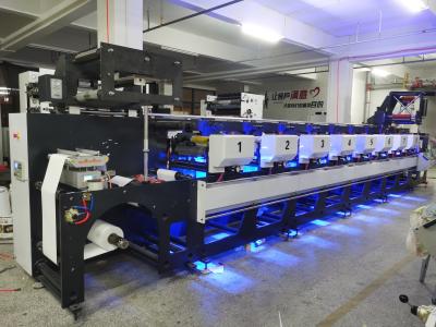 China Roll To Roll Flexo Printing Machine 380v Label Die Cutting  150m/min zu verkaufen