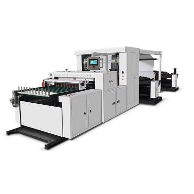 China Automatic Two Roll Conveyor Belt Paper Sheet Cutting Machine 1100 for sale