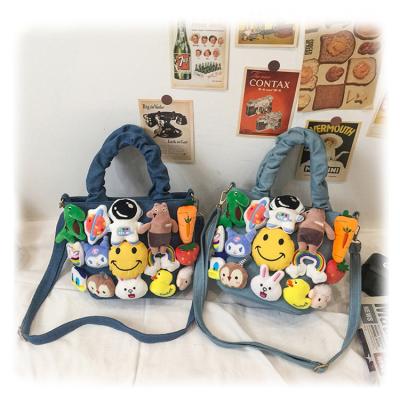 China itabag wholesale new fashion cartoon style ladies shoulder bag smile face doll cute messenger bag handbag wholesale for sale