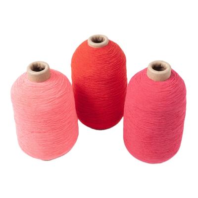 China Anti-bacteria Wholesale 1807070 Colored High Elastic Blanket Cotton Yarn Rubber Polyesters Yarn for sale