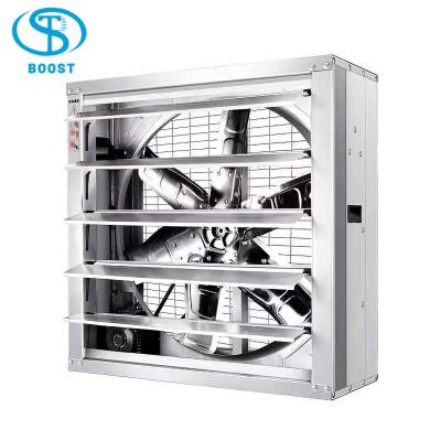 China Hotels Drop Down Heavy Hammer Negative Pressure Wall Mounted Exhaust Fan for Greenhouse Poultry Farm Chicken Shed for sale