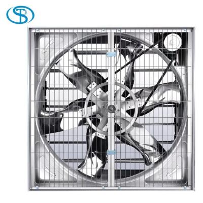 China Poultry Farms Industrial Stainless Steel Extractor Fan SS430 Push Pull Fan 1380 mm For Poultry Farm. for sale