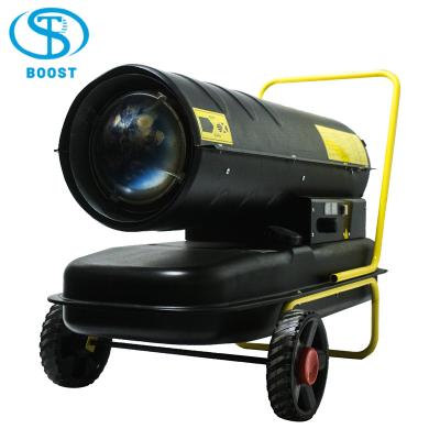 China Heater For Greenhouse 50KW Kerosene Oil Fuel Oil Industrial Diesel Air Heater With External Temperature Control Line for sale