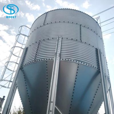 China Poultry Farm Used Feed Storage Factory Price 275g Hot Dip Galvanizing Cow Grain Feed Corn Storage Silos Prices To 5 Tons for sale