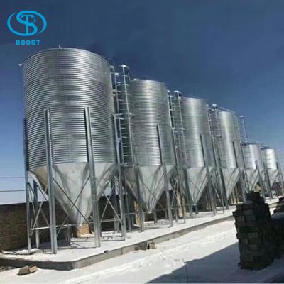 China Poultry Farm Used Feed Storage China Factory Good Quality Grain Silo For Corn, Grain, Wheat, Paddy, Rice Storage for sale