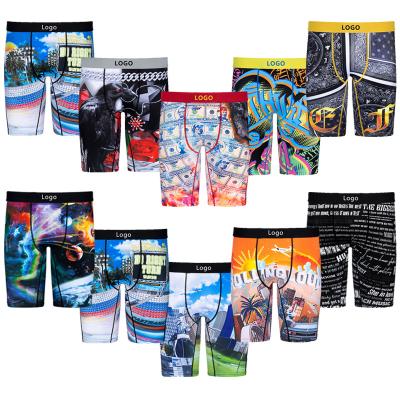 China Breathable Custom printed kids boxers briefs organic breathable boys  underwear for sale