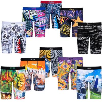 China Breathable Custom printed elastic kids boxers New style  oem Underwear Men's Shorts high quality  oem brand luxury product for sale