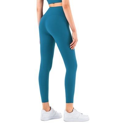 China 2022 Modes Lightweight Breathable Ankle Length Yoga Pants High Waist Elastic Lift Seamless Fitness Women Leggings for sale