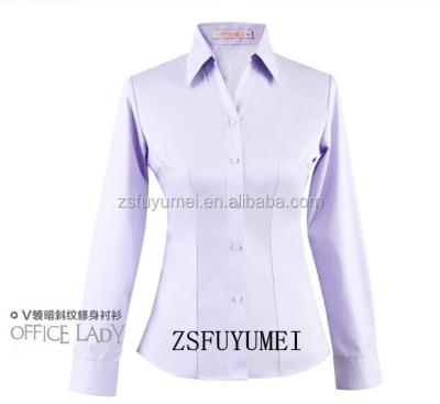 China Anti-pilling middle aged women chiffon casual blouse designs for sale