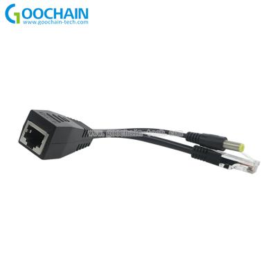 China Computer Injection POE Cable Power Over Ethernet POE Cable Set RJ45 POE Splitter for sale