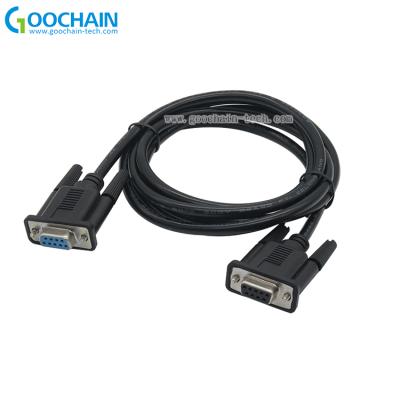 China Female To Female High Quality DB9 Female To Female Serial Rs232 Cable for sale