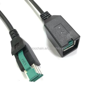 China 12V Printer PoweredUSB Female to PoweredUSB Male Cable for POS Equipment for sale