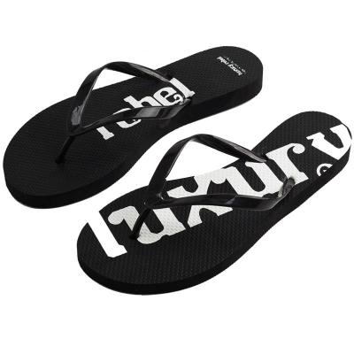 China Anti-Smell Heat Transfer Printing Custom Non-Slip Rubber Flip Flops Environmental Protection Slippers EVA Non-Slip Flip Flops for sale