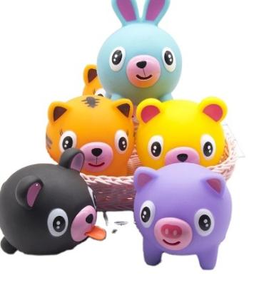 China Cute Vocal Pinch Tongue Doll Gift T032 Cute Vocal Music Kids Decompression Toy Duct Toy Decompression Stress Animal Toys for sale