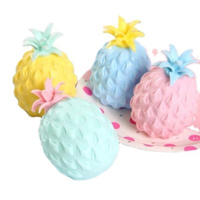 China Lovely Cute Gift T033 Anti Stress Duct Ball Squeeze Toys For Adult Pineapple Ball Reliever Kid Stress Decompression Squishy Squishy Toy for sale