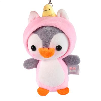 China M058 Cute Gift Penguin Stuffed Animal Plush Key Chain Doll Stroller Pendant Toys For Children Kids Mini Plush Toys Baby Xmas Small Gift for sale