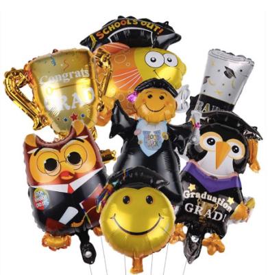 China Pretty Balloons 2022 Graduation Gift T437 Mini Air Foil Balloon Back to Instruct Decorations Congratulation Graduation Party Supplies for sale