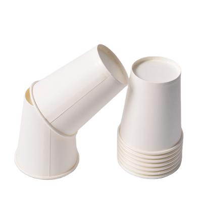 China Customizable Colors Customizable Durable Quality Tea White Disposable Paper Cups for sale