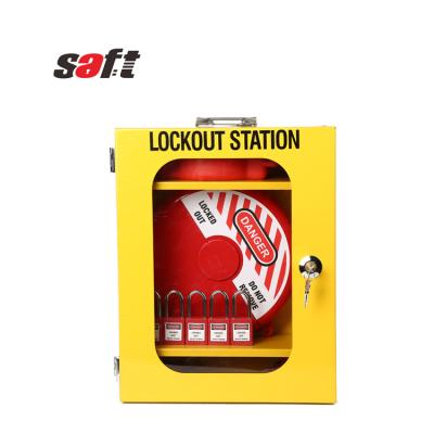 China Ndustry Saft Industrial Steel Management Lockout Station With Two Adjustable Dividers for sale