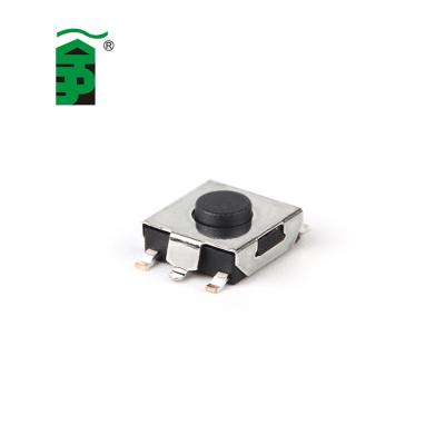 China KHAN 6x6mm 4pin Smd Dustproof Tactile Switch With One Ground Pin TSD06312 for sale