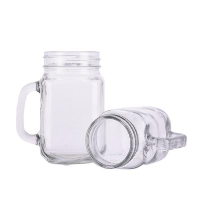 China Beverage Colored Luxury Drink Jars Square Round Drinking Glass Jars With Lids Straw for sale