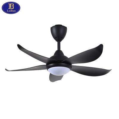 China The Wind is Luna Very Loud 40 Inch Ceiling Fan with LED Light Remote Control, 5 ABS Blades, Silent Reversible DC Motor, 6 Speeds for sale