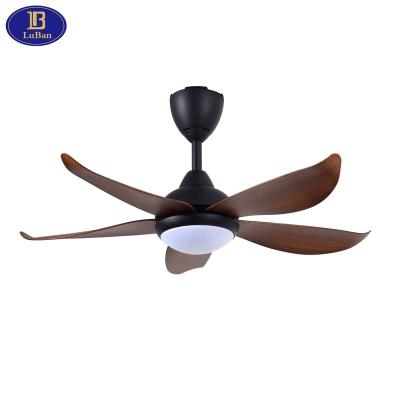 China Wind Is Super Loud Luna 40inch Ceiling Fan with LED Light Remote Control, 5 ABS Blades, Silent Reversible DC Motor, 6 Speeds for sale