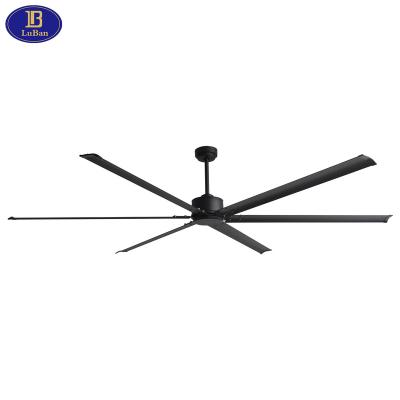 China Large 96 inch remote control ceiling fan with remote control, 6 aluminum blades, DC motor, 5 speeds, for sale