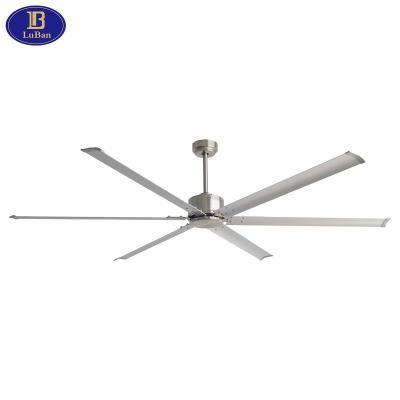 China Large 84 inch remote control ceiling fan with remote control, 6 aluminum blades, DC motor, 5 speeds, for sale