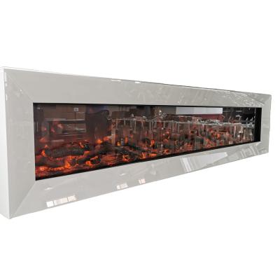 China Hotel 78 Inch Electric Fireplace Decor Remote Control Flame Electric Fireplace Heater for sale