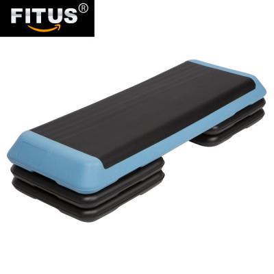 China FITUS Durable FITUS Step Aerobic Step Training Equipment For Aerobics Exercise Adjustable Size Aerobic Stepper With Risers for sale