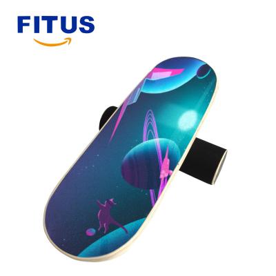 China Durable FITUS Anti Slip Slide Plate Skate Balance Board With Designs for sale