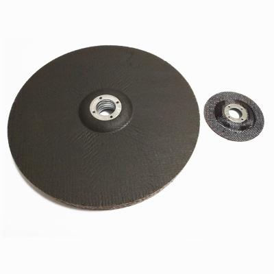 China Fiber Cloth and Resin 115mm Black T27 Resin Backing Pad For Making Fin Disc Fiberglass Backing Pad for sale