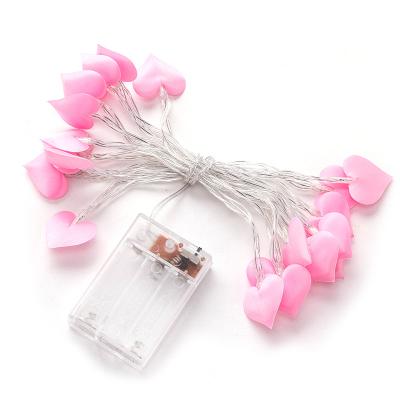 China String Lights INS Girls Decoration 3M 20 LED String Light USB Powered Heart Shape LED String Light for sale