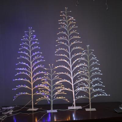 China Outdoor Waterproof Christmas Tree Light Holiday Lights Tree Group Ornament Festival Party Bar Decoration for sale