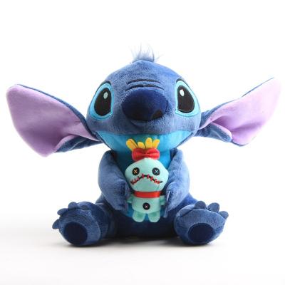 China Kids Gift Factory 25cm Cheapest Animation Stitch Angel Plush Toy For Kids Christmas Gift for sale