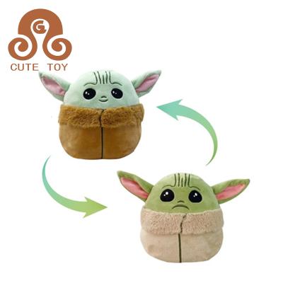 China Reversible Soft Plush Yoda Doll Flip Yoda Doll Stuffed Toy Gift Wholesale Price for sale