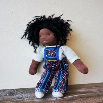 China Wholesale Soft Black Girl Doll Plush Toy Customized Fashion Jointed Stuffed Animal 2021 Lovely for sale