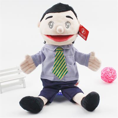 China 2021 Cute Human Telling Plush Story Hand Puppet Plush Toy For Kids And Adults for sale