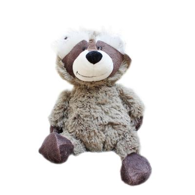 China Pretty Gift Factory Wholesale Kids Custom 30cm Soft Colorful Doll Stuffed Plush Raccoon Toy for sale