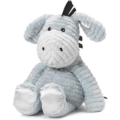 China New Design Custom Cute Elephant Amazon Plush Toy Hot Selling Soft Plush Toy Gray Donkey for sale