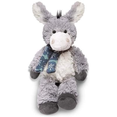 China 2021 Hot Selling Amazon Toy Doll Stuffed Animal Custom Cute Gift Jolie Donkey Plush Toy With Scarf for sale