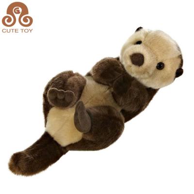 China Wholesale Soft Stuffed Cartoon Plush Toys Sea Otter Plush Toy for sale