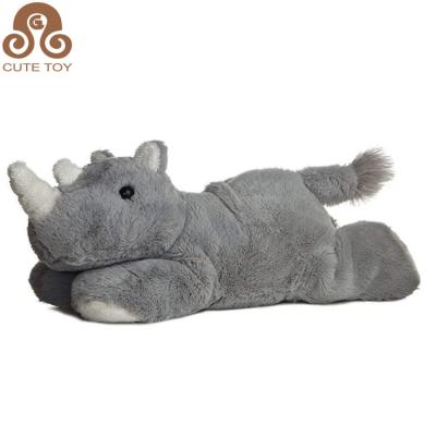 China 2021 Custom Plush Stuffed Animal Rhino Sit Toys For Children for sale